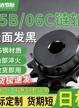SP35B06C链轮齿轮成品孔9 10 12 15 20 21 25 30 35 40 VLD02-35