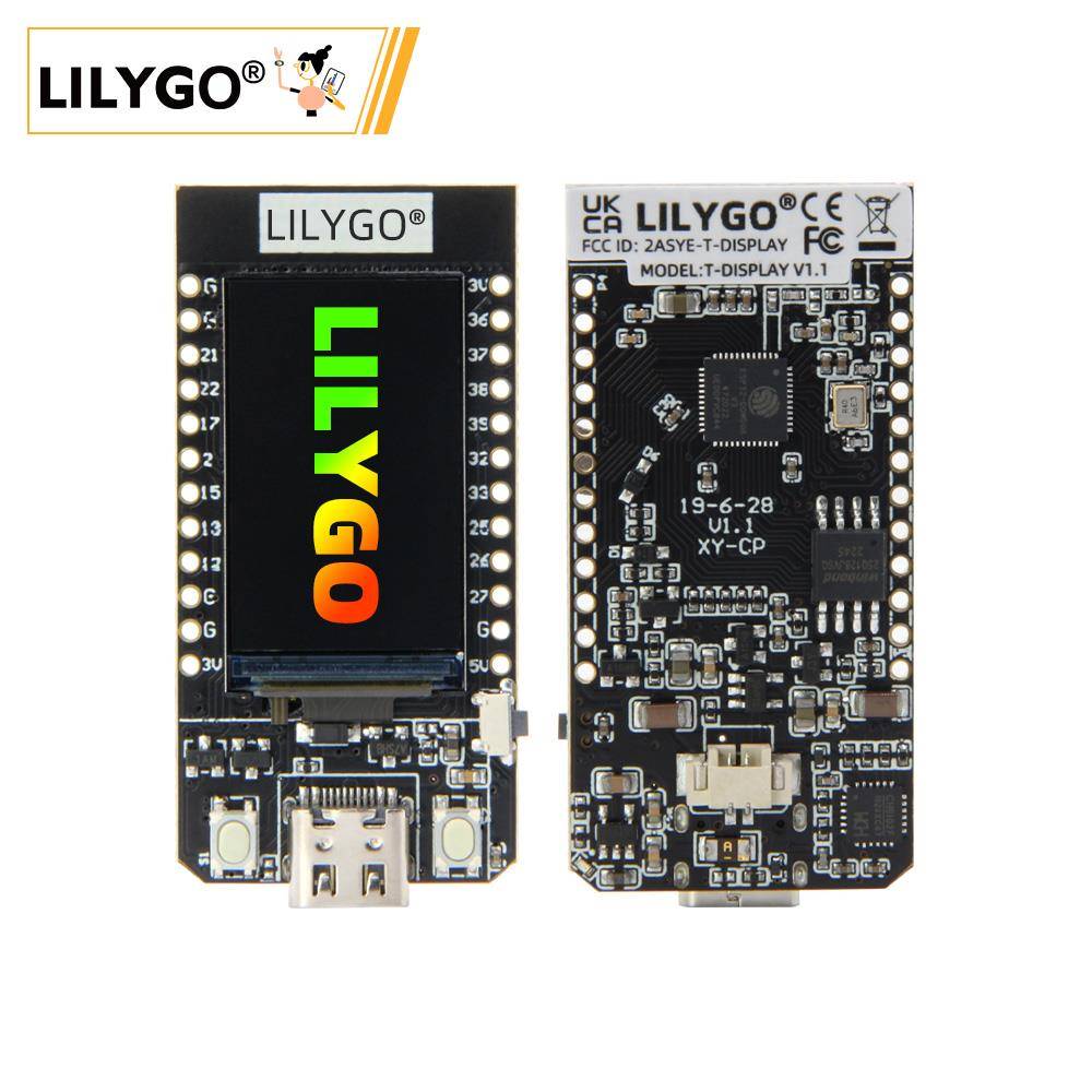 TTGO T-Display MCU32 WiFi 蓝牙模块 1.14英寸 LCD开发板