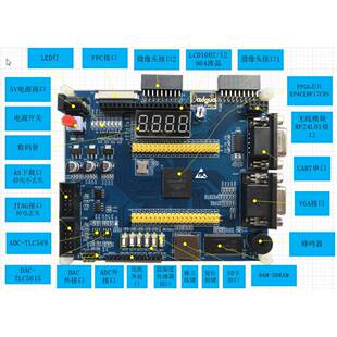 包邮Altera cyclone4 FPGA开 发板 含ADC、DAC,支持摄像头、TFT