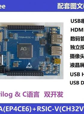 国产FPGA开发板 AGM AG10KL144H 替代ALTERA EP4CE10E22C8