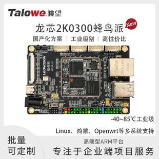 [官方]龙芯2K0300蜂鸟派开发板/工控板/评估板国产LA架构单核鸿蒙