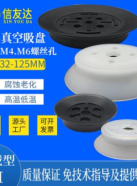 ZPT重载型吸盘H32/H40/H50/H63/H80/H100/ZP125HN 单层硅橡胶吸皮