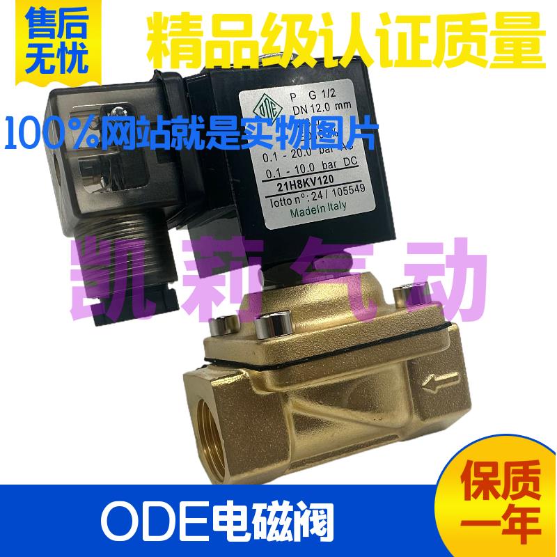 ODE电磁阀21H8KV120 21H8KB120 21H8KE120 21H9KV180二位二通水阀