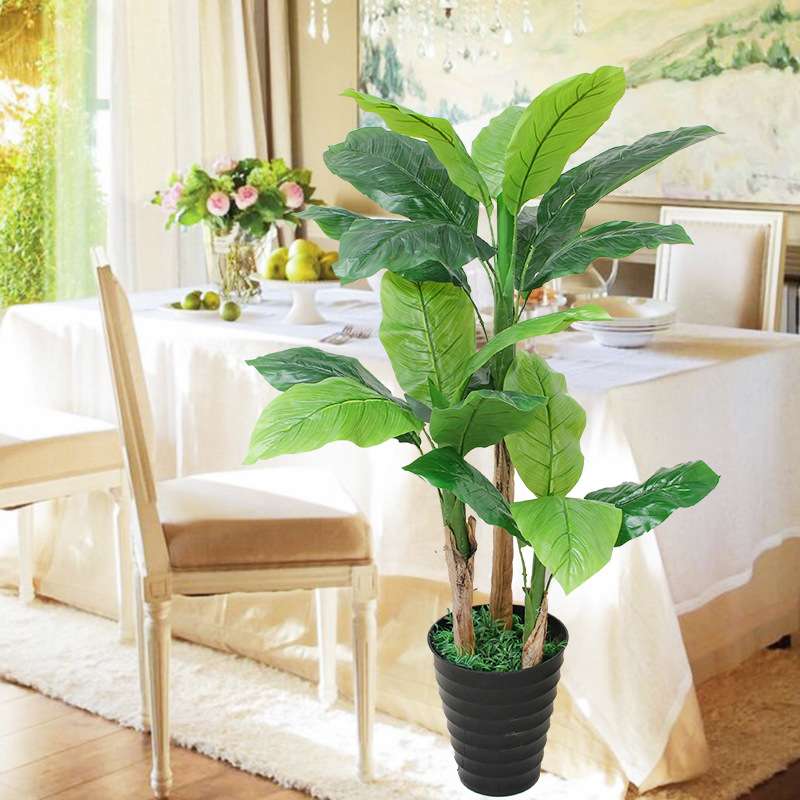 假植物盆栽大型香蕉树客厅仿真绿植装饰室内塑料芭蕉树仿真树摆件