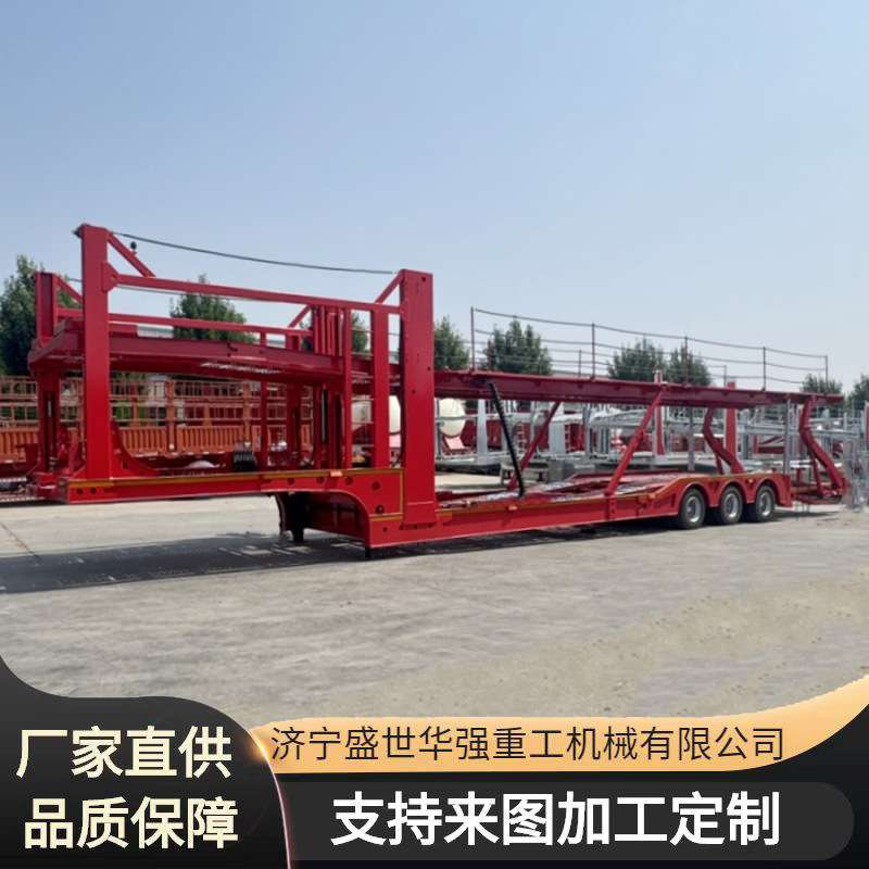 销售出口轻型8位轿运半挂车双桥轿车乘用运输车大型多功能轿运车