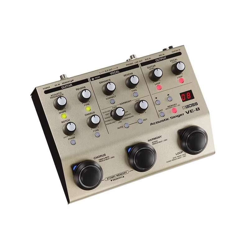 BOSS罗兰VE-8/VE-500/VE-1/2/5/20电箱木吉他人声和声综合效果器