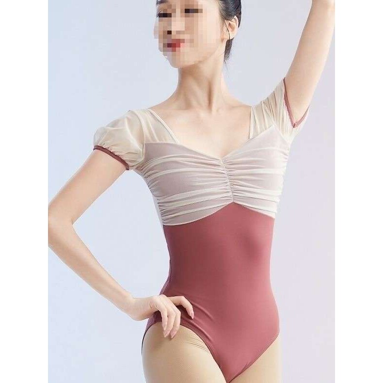 芭蕾舞蹈连体服短袖体操服舞蹈老师连体服体操服舞蹈生成人练功服