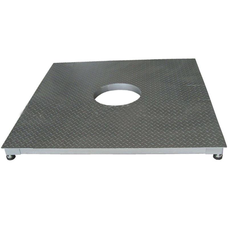 料罐平台秤1-吨槽罐电子地磅秤1.0×1.0m料罐中间开孔电子地磅T