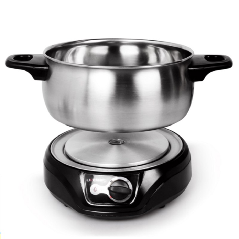 利仁DHG-180F韩式电火锅多功能迷你小火锅学生不锈钢分体电热锅