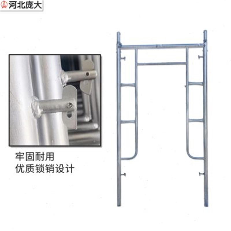 厂销销厂促热镀锌脚手架 多功能门架加厚活动平台钢跳板踏板工品