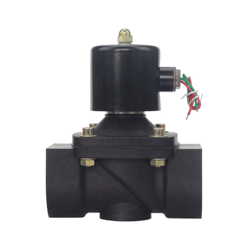 PVC常闭通水工程塑料电磁铜线圈DN15 DN20 DN2 DN DN