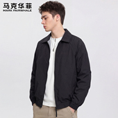 cleanfit夹克男双面穿时尚 马克华菲2026春装 新款 休闲翻领外套上衣