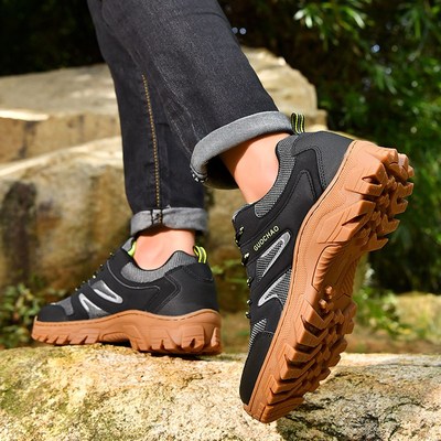 高品质牛筋底登山鞋男防滑u耐磨春夏户外轻量化运动透气休闲徒步