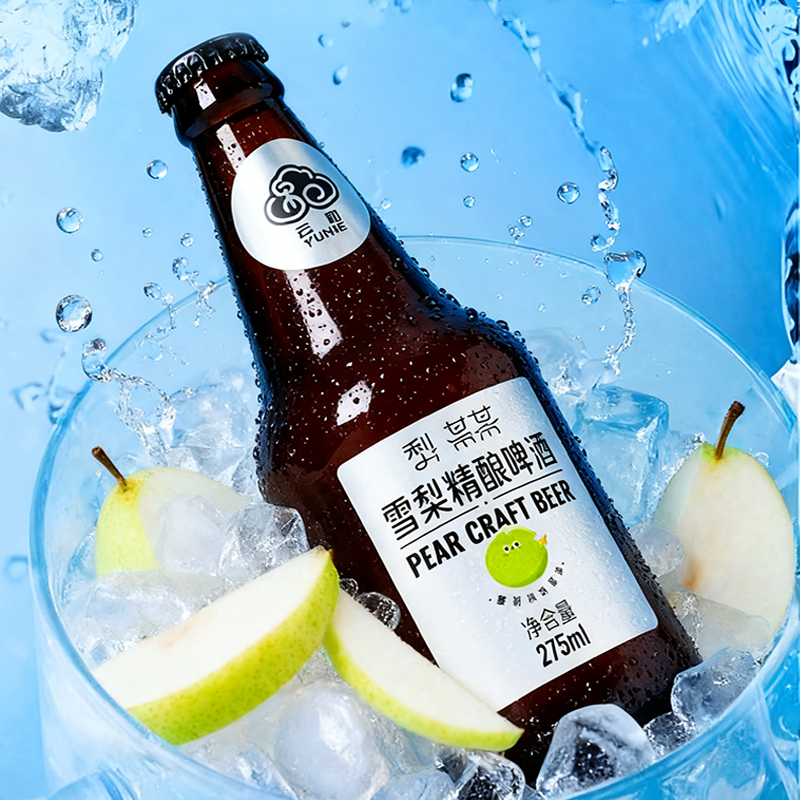 梨某某果味精酿啤酒饮料275ml