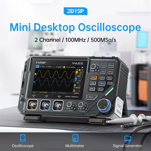 2D15P3in1Oscilloscope菲尼瑞斯三合一示波器100m带宽