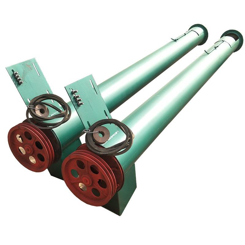 273管径螺旋输送机输送管螺杆上料机每时输送约15立方斜坡提升机