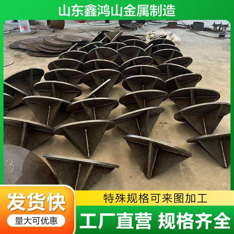 预制建筑国标十字型桩尖开口型管桩闭口型尖底十字型桩尖打桩