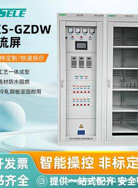 落地式直流屏柜GZDW-220V110V-100AH蓄电池直流屏电池柜节能