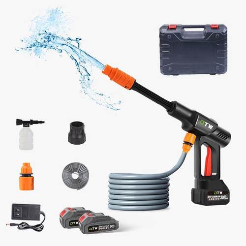 洗车机锂电水枪便携式无线清洗机户外洗车洗地浇水神器工厂直发