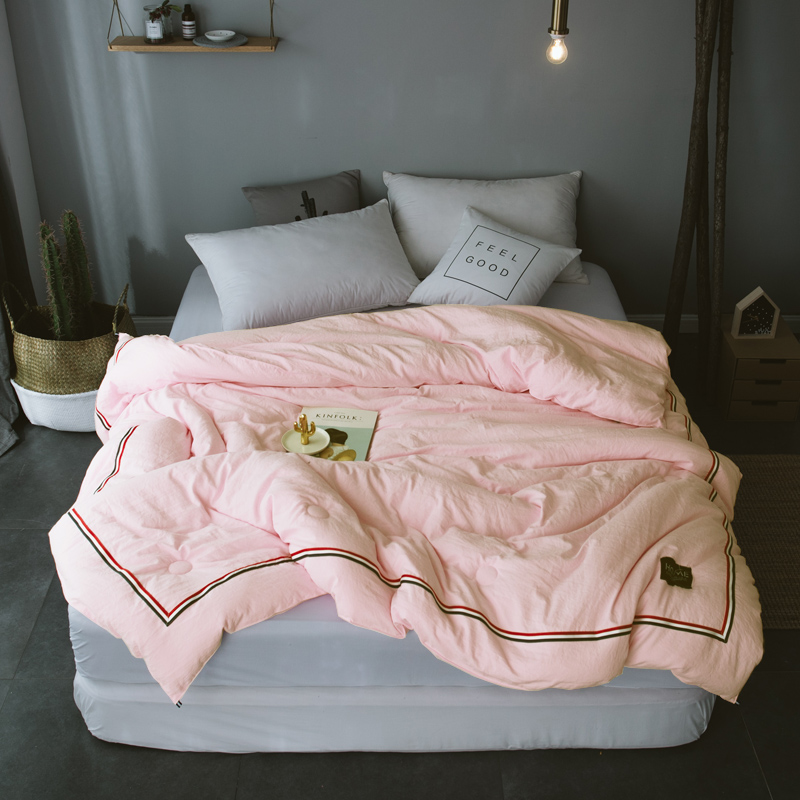 夏季学生宿舍夏天1米8薄被单人双人220240被子S被芯空调被夏凉