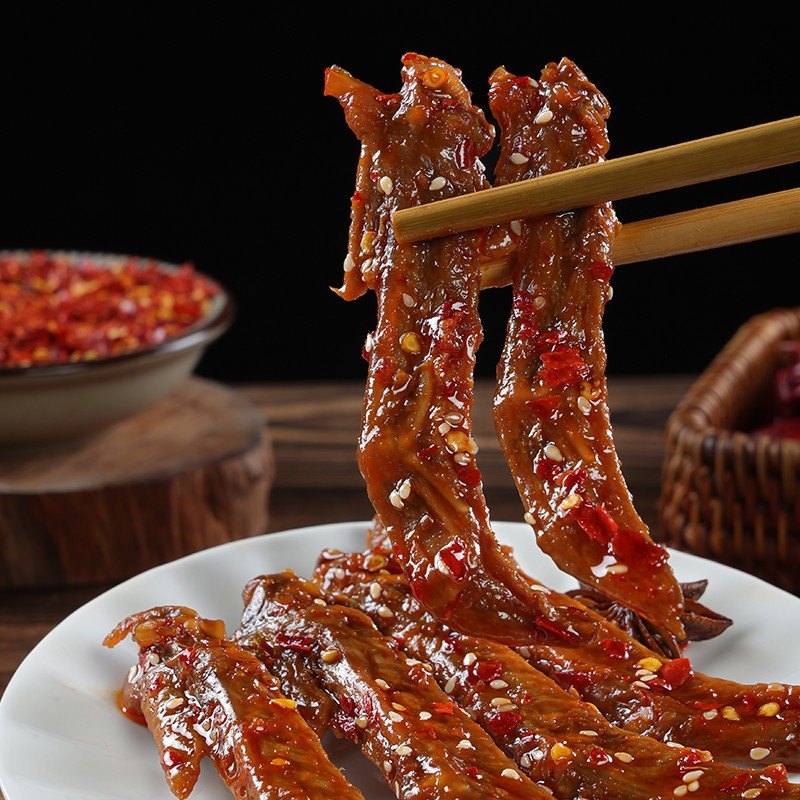 小民酱鸭湖南非遗大包装鸭翅尖卤味熟食追剧解馋开袋即食肉类零食