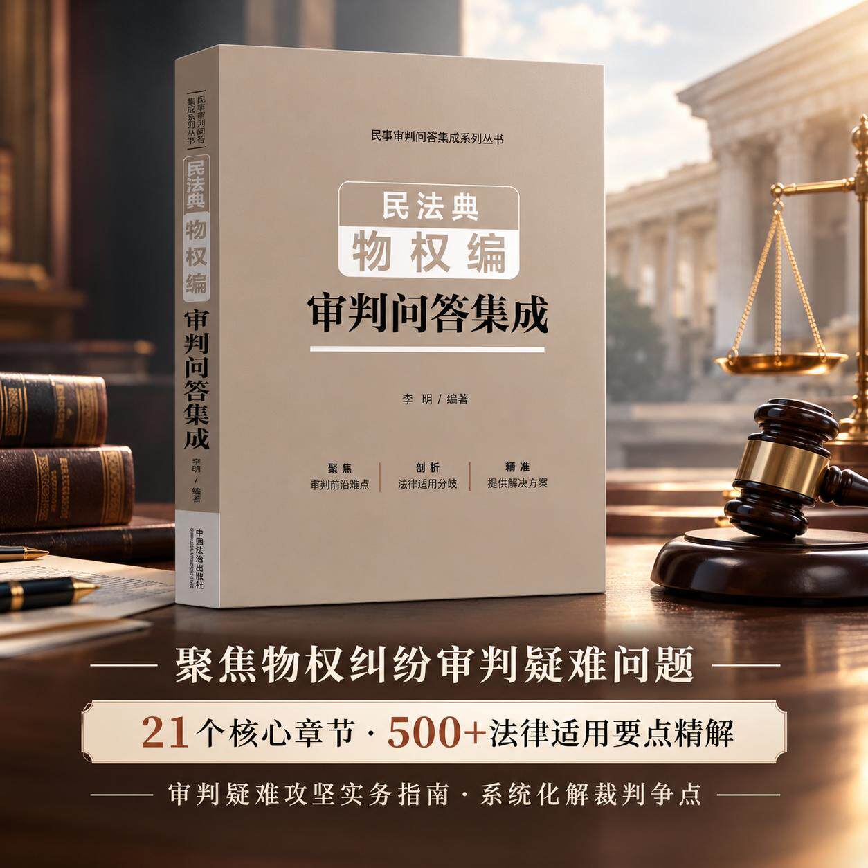 【可开票全新正版】民法典物权编审判问答集成 物权纠纷裁判要点 适用物权设立变更转让消灭 物权保护 业主建筑物区分所有权 相邻