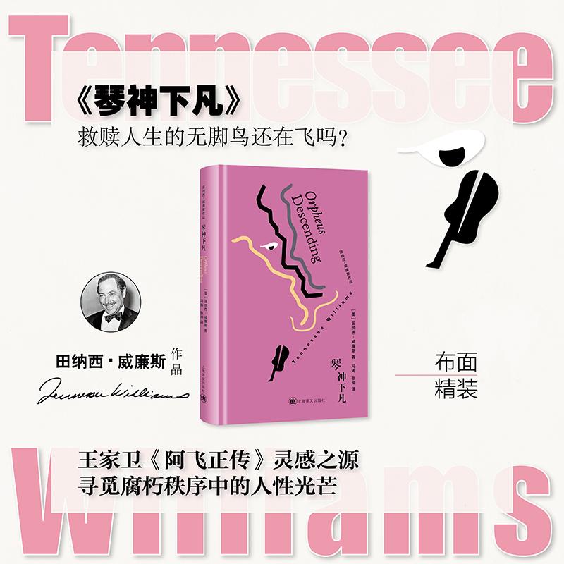 【可开票全新正版】琴神下凡 田纳西威廉斯作品 美国戏剧三大家之一 王家卫阿飞正传灵感之源 当当自营正版2025-10-08田纳西威廉斯