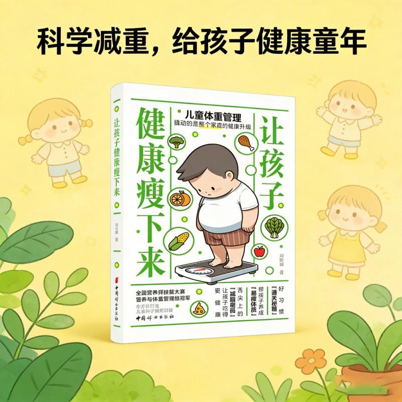 【可开票全新正版】让孩子健康瘦下来注册营养师全方位打造儿童科学减重目标97875127256142026-01-01刘松丽中国妇女出版社
