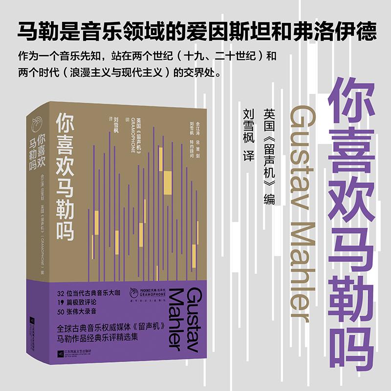 【可开票全新正版】你喜欢马勒吗 凤凰留声机系列 十大交响曲 五部声乐杰作 探究生命与爱情之谜 著名音乐评论家 古典音乐推广人刘