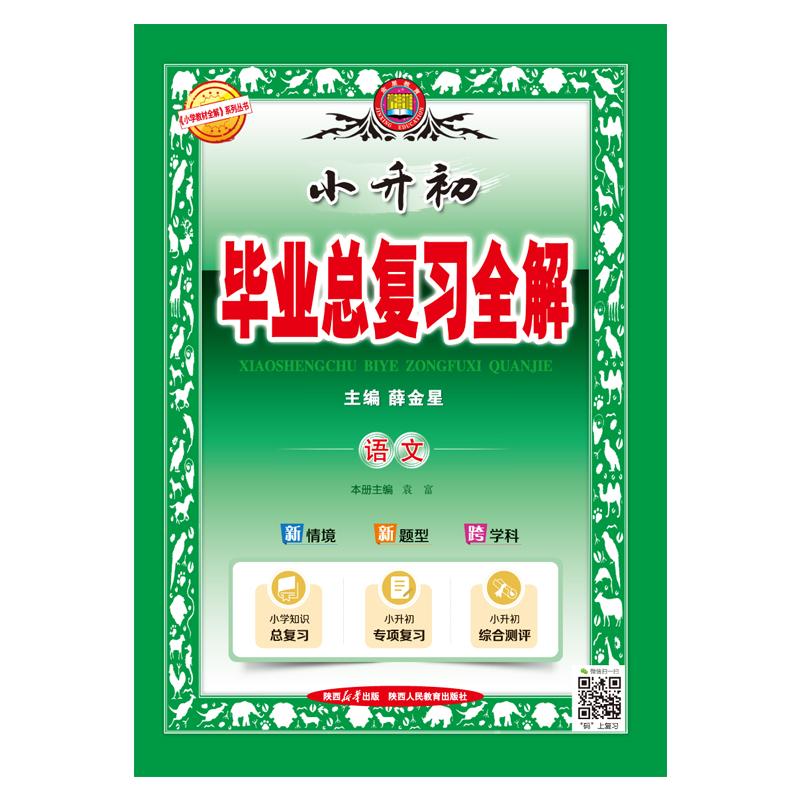 【可开票全新正版】2026小升初毕业总复习全解 语文 通用版2015-11-019787545040494陕西人民教育出版社薛金星