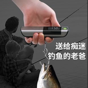 电子秤卷尺手提秤家用电子称迷你挂钩磅秤快递秤 便携式