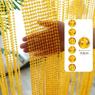 遮挡防蚊蝇大门阳台珠链成品夏季挂帘玄关房门客厅水晶珠帘