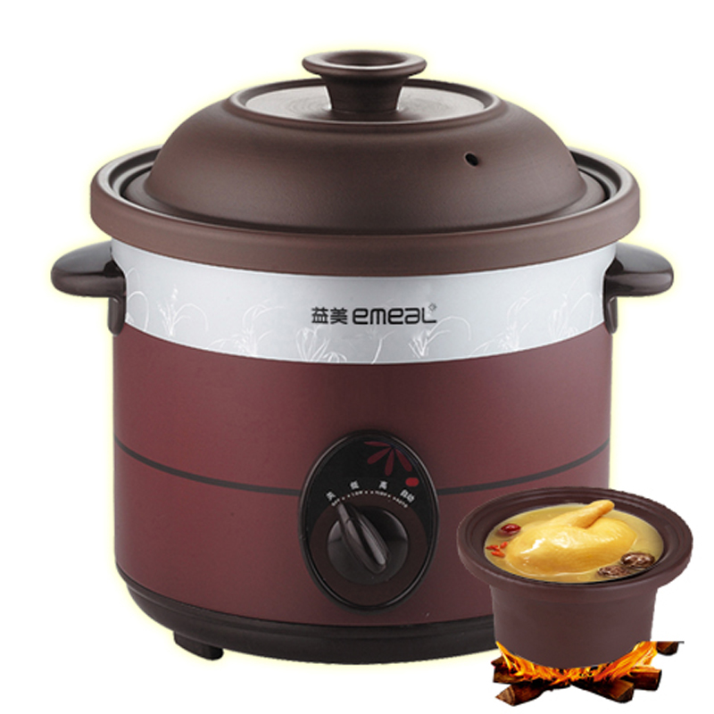 紫砂电炖锅家用陶瓷插电砂锅全自动预约慢炖盅宝宝养生煮粥煲汤锅