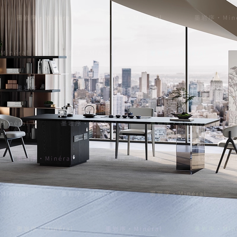 广东佛山实力工厂实木茶台桌一体