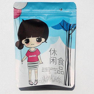 休闲食品包装 袋零食干果塑料礼品袋鱿鱼丝鱼片海鲜干货自封自立袋