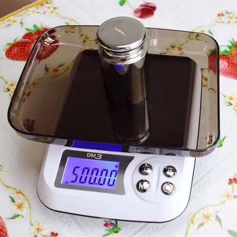 厨房秤电子称0.1g精准迷你珠宝秤中药3kg充电家用烘焙秤食物克称