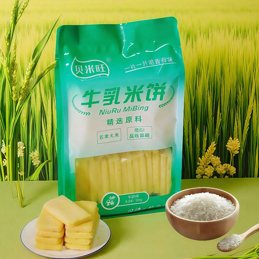 远方的梦想贝米旺牛乳米饼酥脆非油炸饼干台湾古早工艺儿童小零食