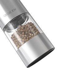 Circle Joy圆乐 电动胡椒研磨器白椒粒花椒海盐全自动底座款