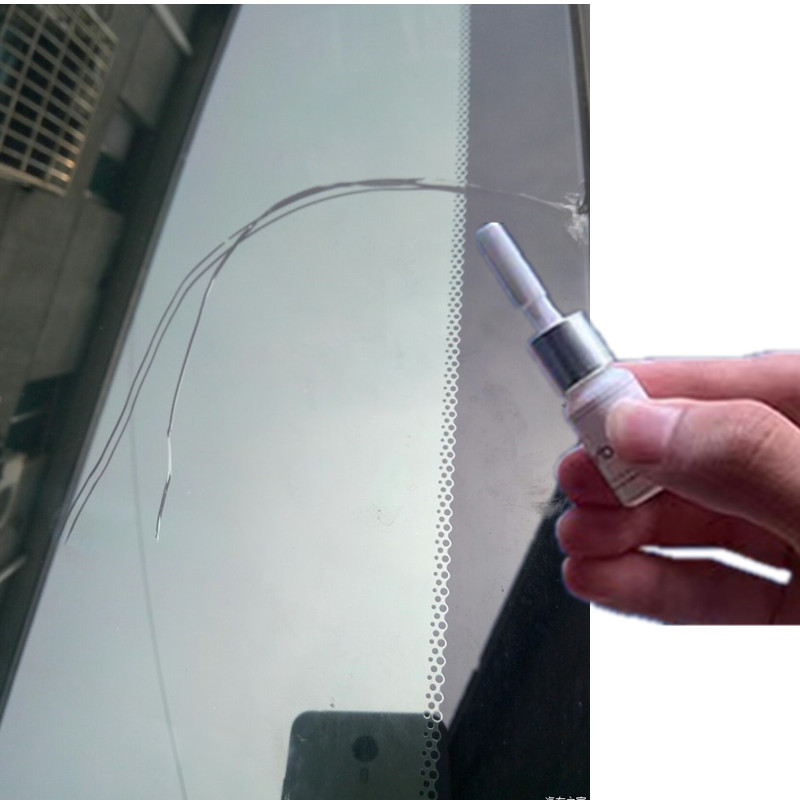 汽车玻璃石子砸裂修复专用无影胶水门窗挡风裂痕修补剂无痕迹复原