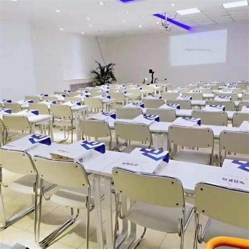 培训桌长条办公桌双层培训桌会议桌学生课桌组合双人会议室桌椅