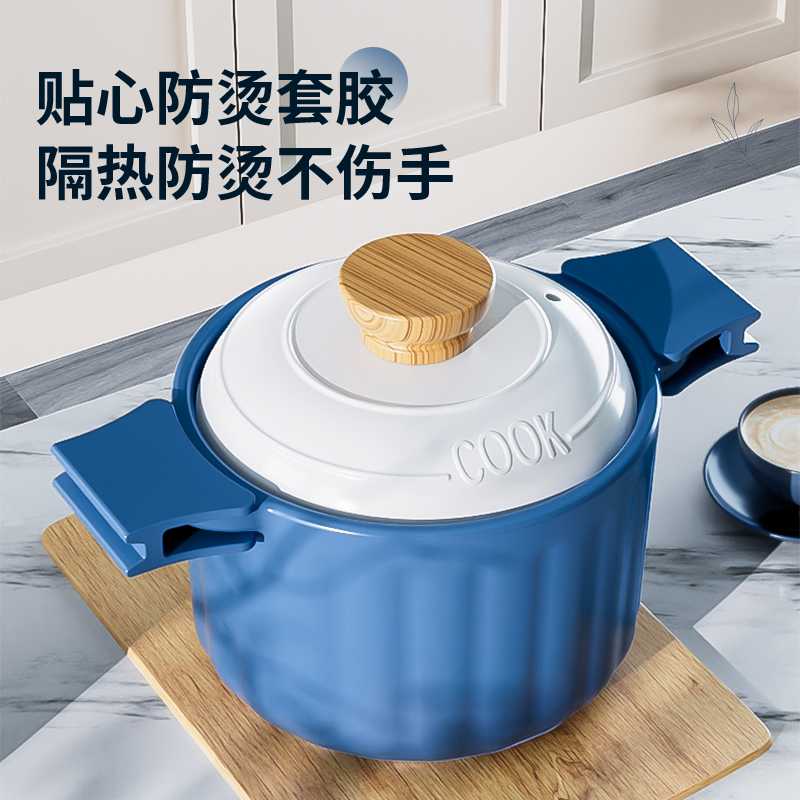 砂锅煲炖锅家用耐高温干烧不裂陶瓷煲仔饭燃气瓦斯灶专用汤煲沙锅