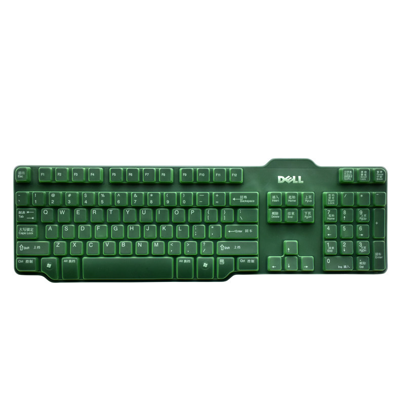 Dll戴尔台式电脑键盘保护膜矽胶防水防尘罩全覆盖