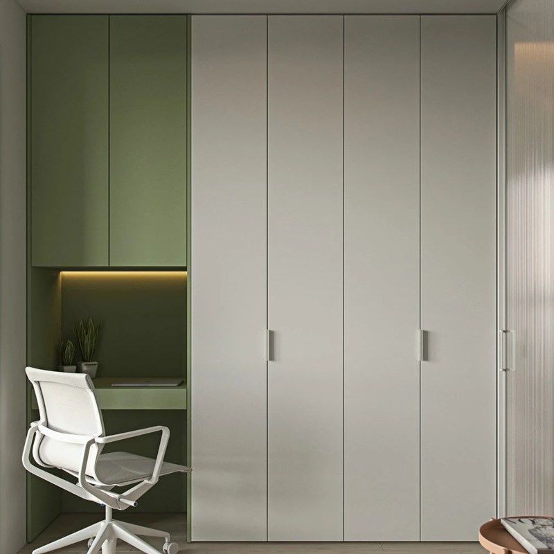 成都鲁丽欧松板万华禾香板全屋定制整体卧室一门到顶衣帽间