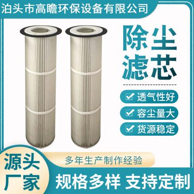 供应除尘滤芯空气滤芯覆膜除尘滤筒 空气过滤除尘滤芯325200