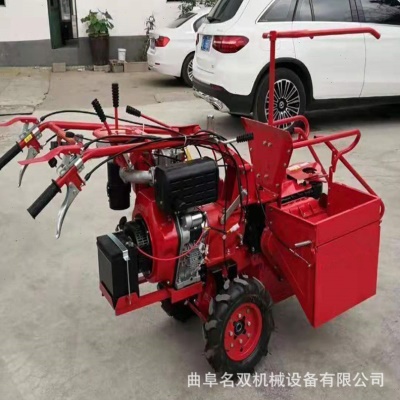 大轮胎玉米收获机 行垄收苞米机 195柴油一体收割机