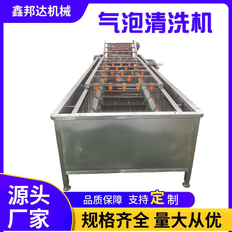 全自动大型商用连续式果疏洗菜机油麦菜莴苣小型果蔬清洗机