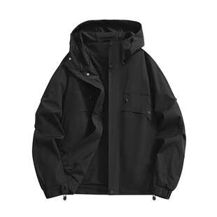 山系夹克男春秋季防风防泼水旅游登山服青年户外潮流百搭运动外套