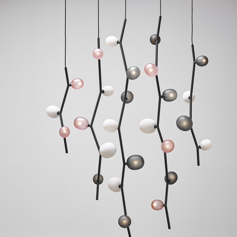 loft创意个性后现代常春藤艺术吊灯别墅复式楼树枝造型酒店前台网