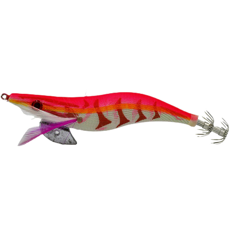 夜光木虾鱿鱼钩响珠荧光仿生假虾乌贼海钓鱿鱼钩垂钓路亚假饵套装