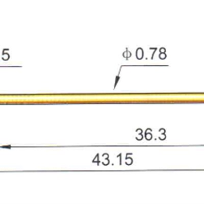 INGUN英钢50mil台产高品质英钢探针测试针050系列1N 2N弹力 100支